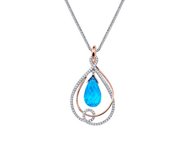 colored stone pendant jewelry